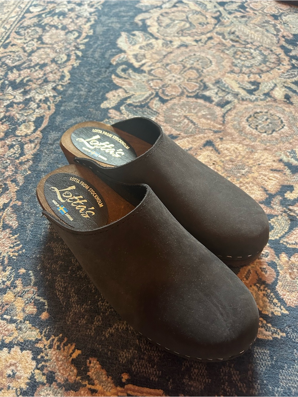 Lotta from Stockholm Women's Black Clogs